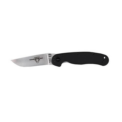 Ontario Knife Company RAT Model II Folder SP, Black Handle