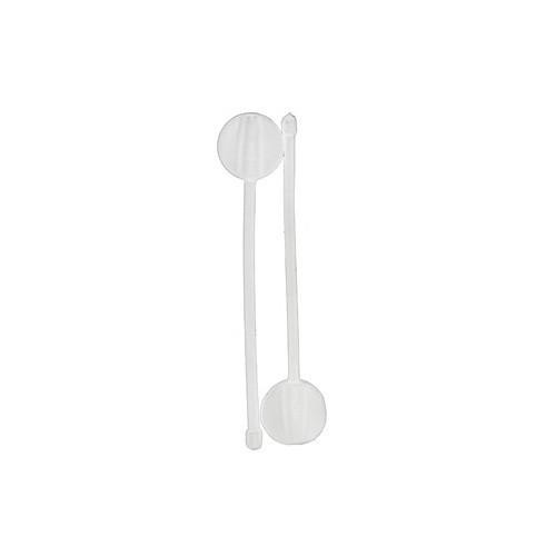 Nite Ize Gear Tie Mountable Cord Organizer 3" White