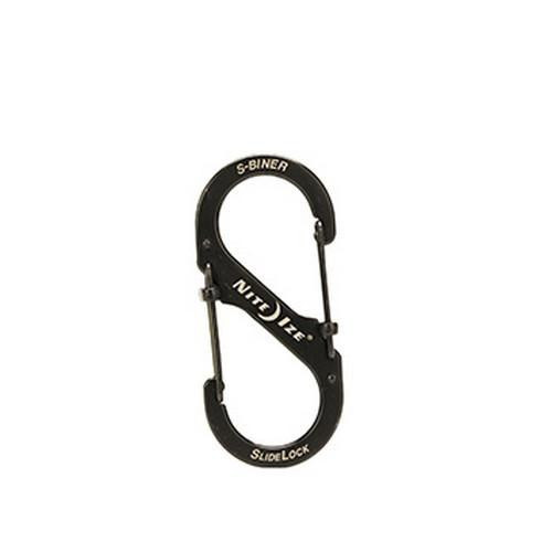 Nite Ize SlideLock Steel S-Biner #4 Black