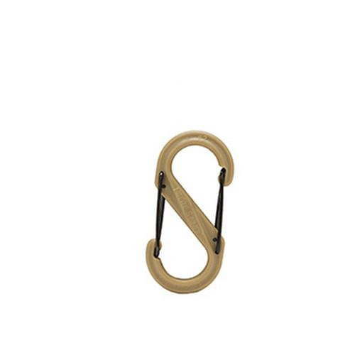 Nite Ize S-Biner Plastic Size #2 Coyote/Black Gates