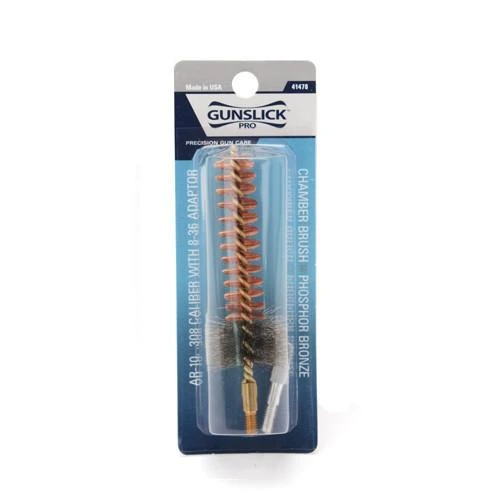 Gunslick Chamber Brush, 8-36 Thread Adapter AR-10 308