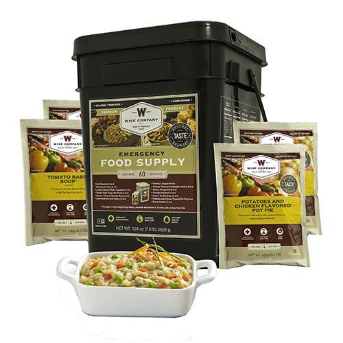 Wise Foods Grab and Go Bucket Entre Only, 60 Servings