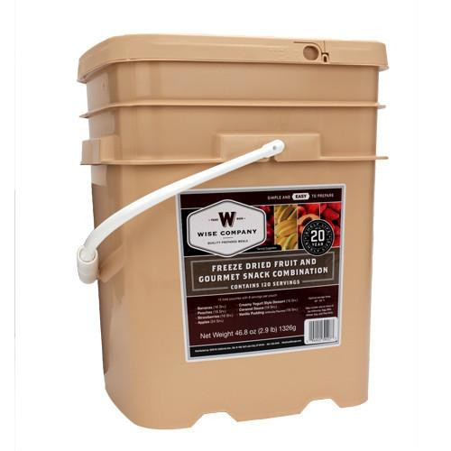 Wise Foods Fruit and Snack Bucket 120 Servings
