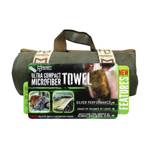 McNett OutGo Microfiber Towel, Large OD Green