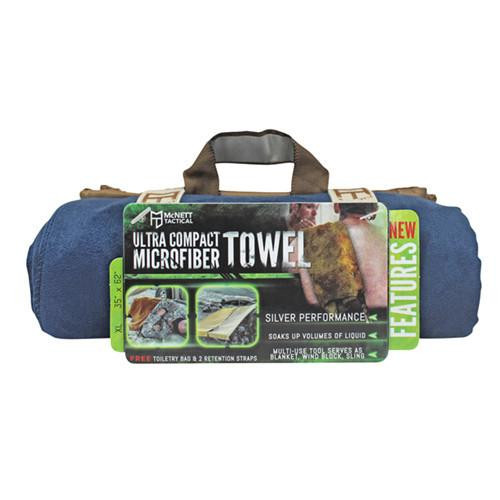 McNett OutGo Microfiber Towel, X-Large Navy