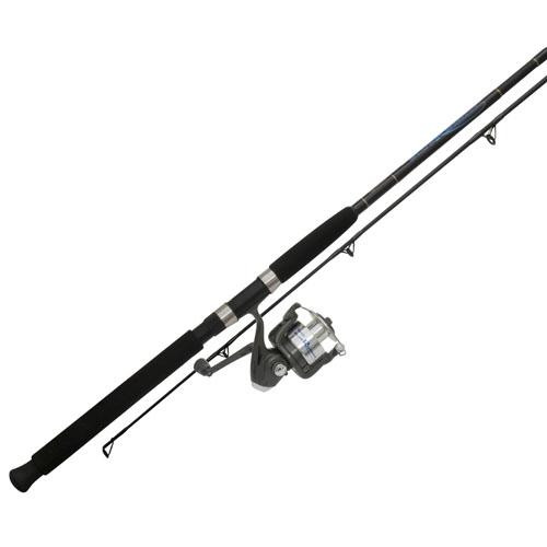Zebco  Quantum Blue Runner Spinning Combo 60, 10 2pc Rod, 4.71 Gear Ratio, Medium/Heavy Power, Fast Action. Ambidextrous