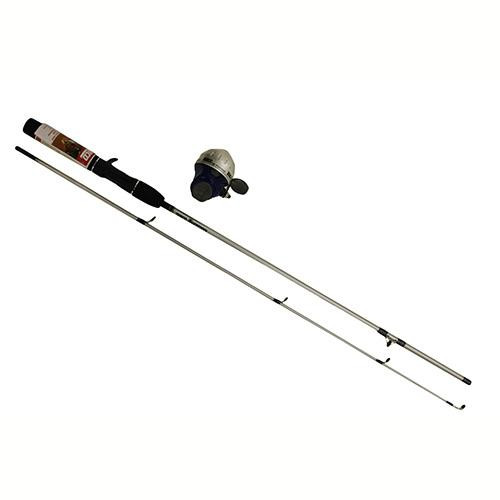 Zebco  Quantum Ready Tackle Spincast Combo 56 Length, 2 Piece Rod, 2.8:1 Gear Ratio, Medium/Light Action, Right Hand