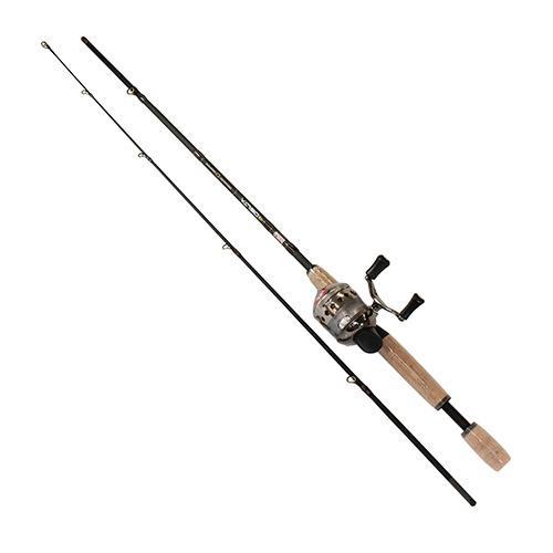 Zebco  Quantum Delta Spincast 2 Piece Combo 2.9:1 Gear Ratio, 4+1 Bearings, 6 Length, 8-12 lb Line Rate, Ambidextrous