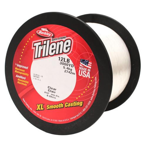 Berkley Trilene XL Service Spool, Clear 3000 Yards 12 lbs