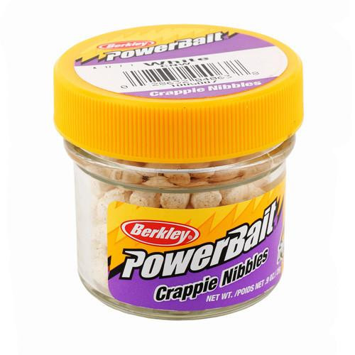 Berkley Powerbait Crappie Nibbles White
