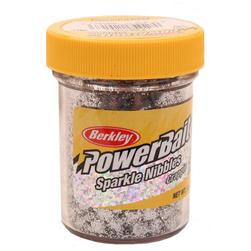 Berkley PowerBait Crappie Sparkle Nibbles Platinum