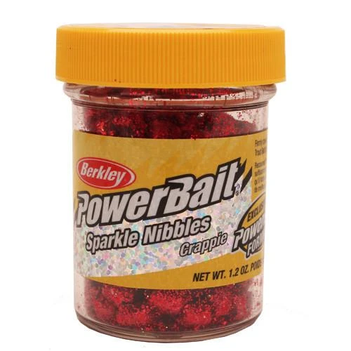 Berkley PowerBait Crappie Sparkle Nibbles Wildfire