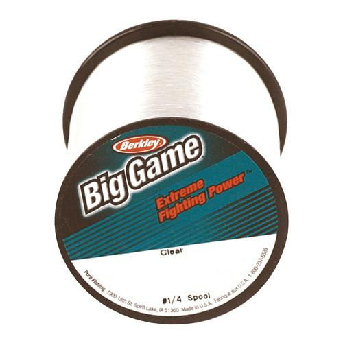 Berkley Trilene Big Game 1/4 lb Spool 20 lb 650 Yards, Clear