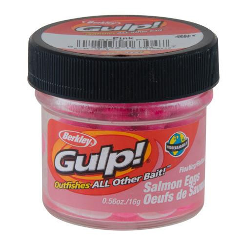 Berkley Jar of Floating Salmon Eggs Pink