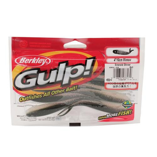 Berkley Gulp! Minnow 4" Emerald Shiner