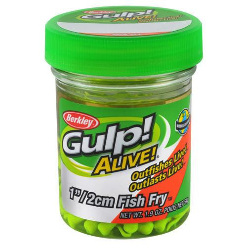 Berkley Gulp! Alive! Fish Fry, 1" Chartreuse