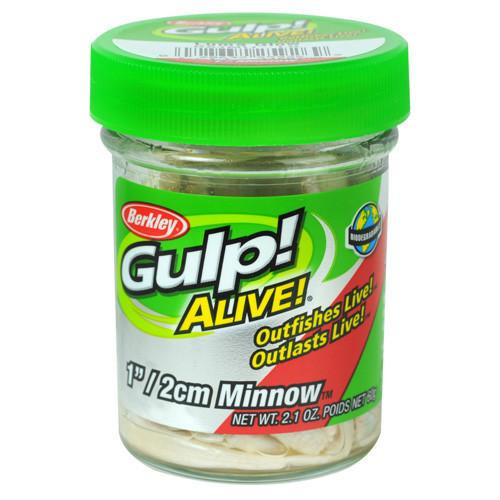 Berkley Gulp! Alive! Minnow, 1" Luma Glow