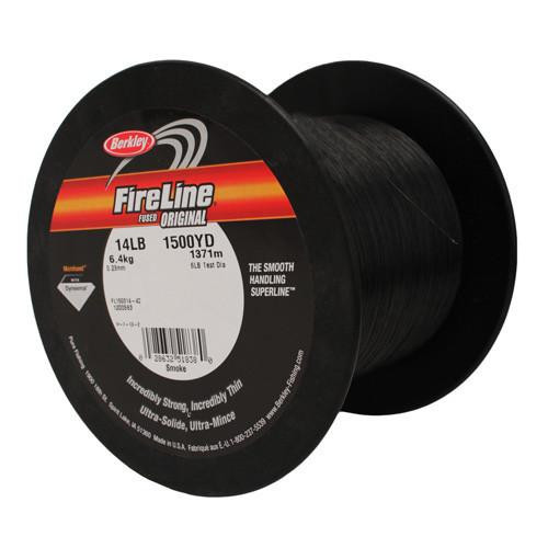 Berkley Fireline Fused Original Line 14 lbs, 1500 Yards, Smoke