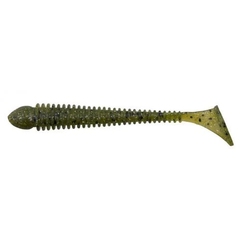 Berkley Havoc Beat Shad, 4" Watermelon Black Silver