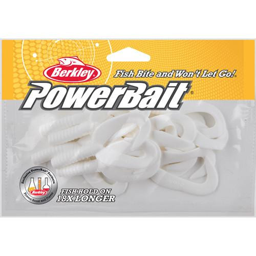 Berkley PowerBait Double Tail Grub. 3" White