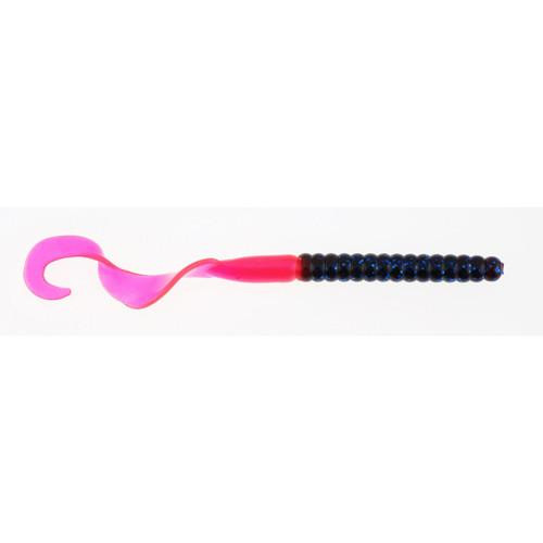 Berkley PowerBait Power Worm, 7" Blue Fleck Firetail