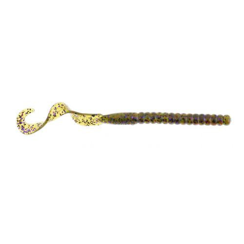 Berkley PowerBait Power Worm, 7" Watermelon Purple Red Fleck