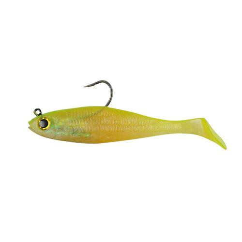 Berkley PowerBait Swim Shad, 3" Shiner Chartreuse