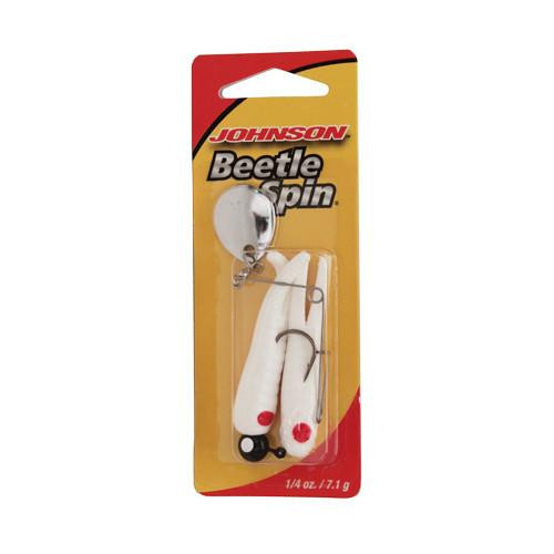 Johnson Johnson Beetle Spin Value Pack 1/4 oz, White Red Dot