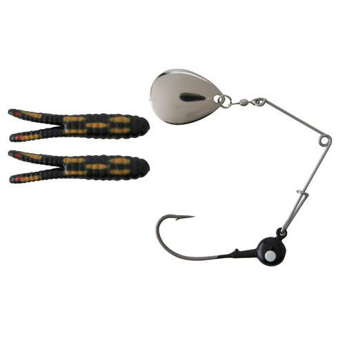 Johnson Johnson Beetle Spin, 2" Black Coach Dog