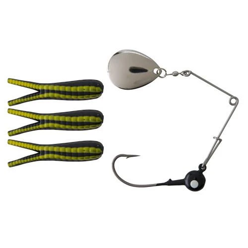 Johnson Johnson Beetle Spin Value Pack 1/8 oz, Black/Yellow Stripe