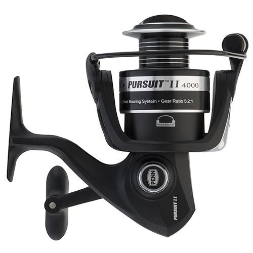 Penn Pursuit II Spinning Combo 8000, 4.3:1 Gear Ratio,10 Length, 2 Piece  Rod, 20-40 lb Line Rate, Heavy Power, 1292985