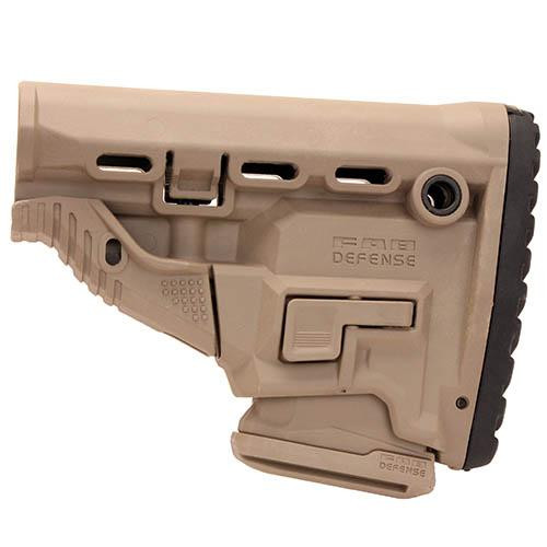 Mako Group M4/AR15 Survival Stock with Mag Carrier Flat Dark Earth
