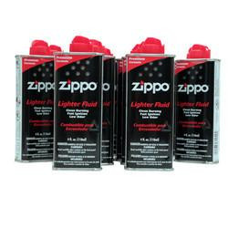Zippo Outdoors Lighter Fuel, 12 Cans 4 oz