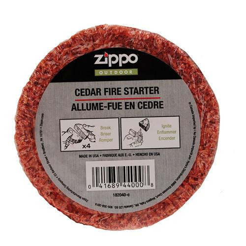 Zippo Outdoors Cedar Fire Starter Clam
