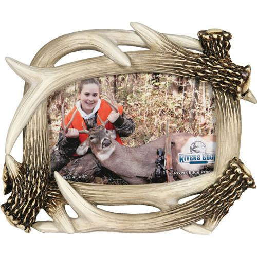 Rivers Edge Products Picture Frame 4"x 6" Antler