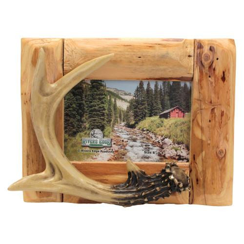 Rivers Edge Products Picture Frame Deer, Fir Root, Antler