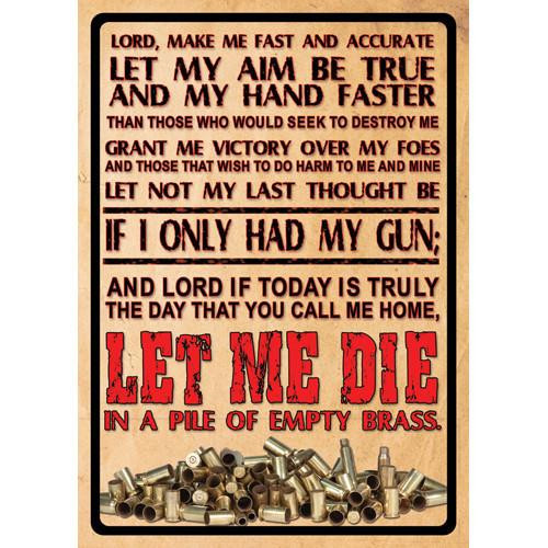 Rivers Edge Products 12" x 17" Tin Sign Lord's Prayer