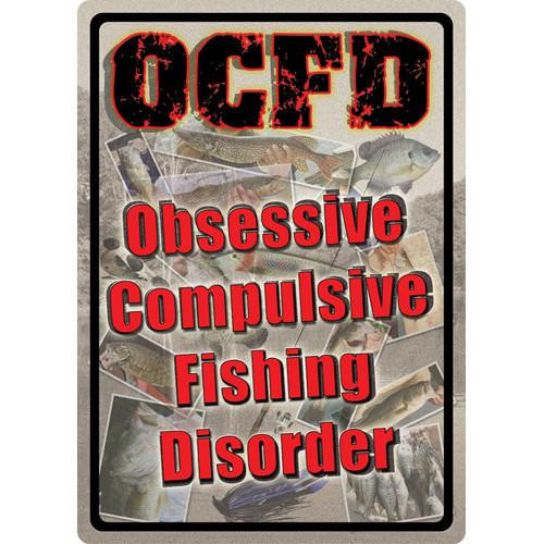 Rivers Edge Products 12" x 17" Tin Sign Obsessive Compulsive