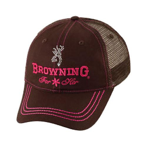 Browning Jeweled Cap w/Mesh Brown