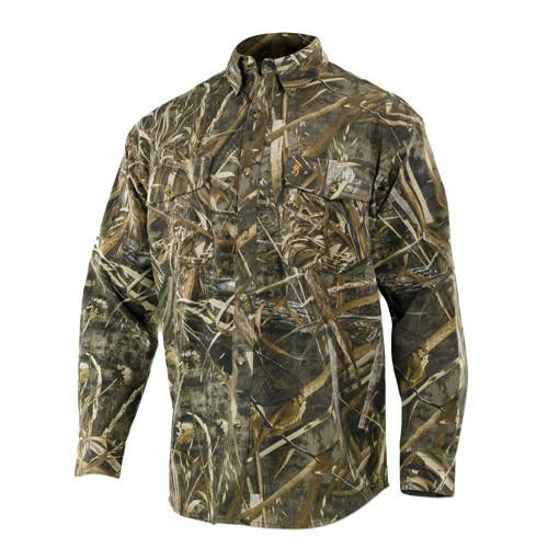 Browning Wasatch Shirt, Mossy Oak Shadowgrass Blades Small