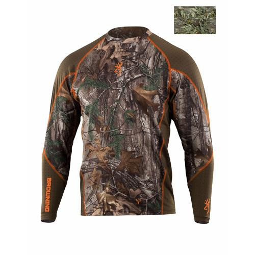 Browning Hell's Canyon Lightweight Base Layer, Realtree Max 1 Camo X-Large