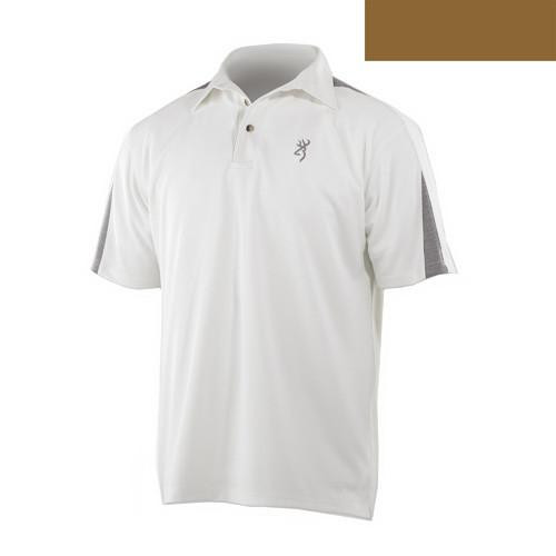 Browning Highline Polo Shirt, Brown Small