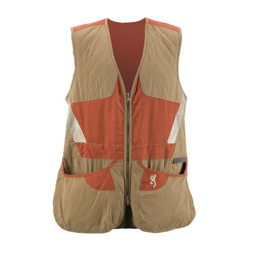 Browning Ladies Summit Vest, Brown/Cinnamon Small