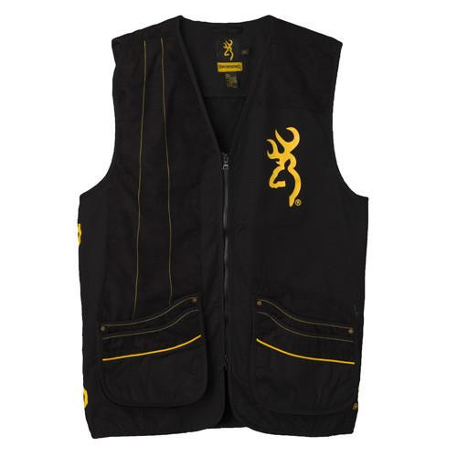 Browning Team Browning Vest, Black/Gold Small