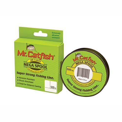 Lews Fishing Mr Catfish Line Filler Spools, 500 Yards 12 lb, HiViz