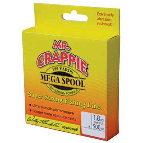 Lews Fishing Mr. Crappie 500 Yard Filler Spool Camo, 8 lb