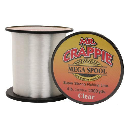 Lews Fishing Mr. Crappie Mega Spools Clear, 4 lb