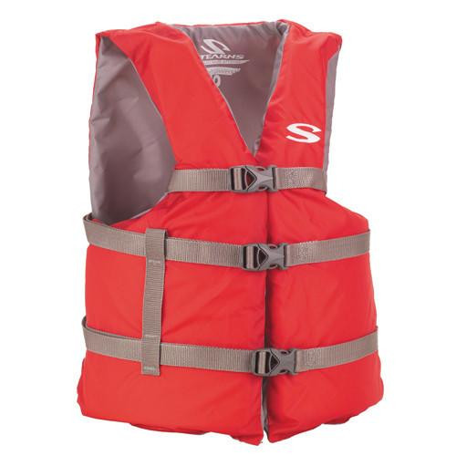 Stearns Adult Classic Boating PFD Red, Oversized