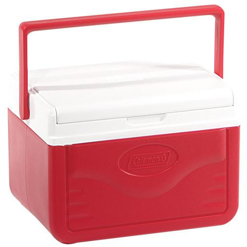 Coleman Cooler, 5 Quart, FlipLid Red