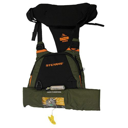 Stearns PFD 4430 Inflatable Chest Pack Manual 16gr, Green
